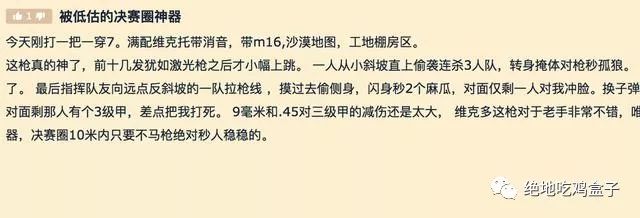 绝地求生最强枪配