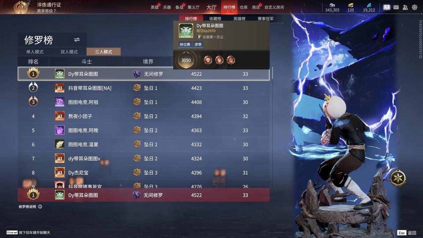 永劫无间高段位号