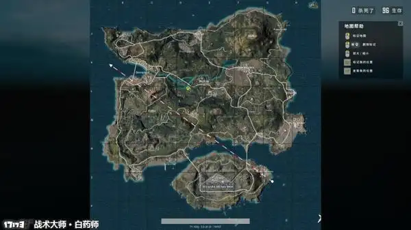 绝地求生海岛地图
