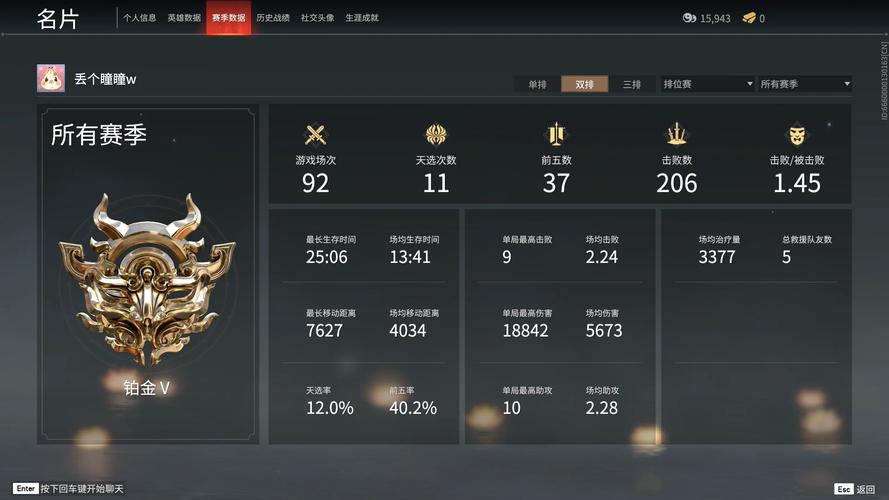 永劫无间高段位号