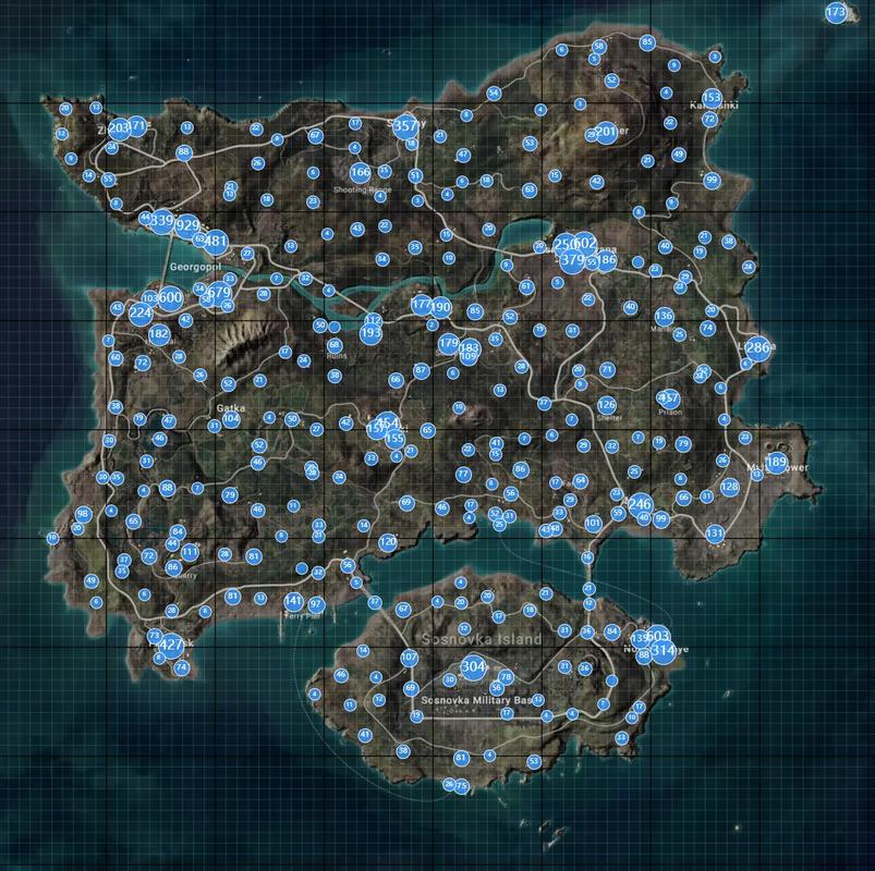 绝地求生海岛地图