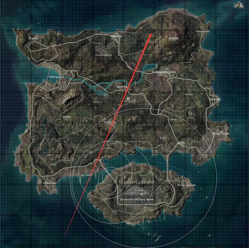 绝地求生海岛地图